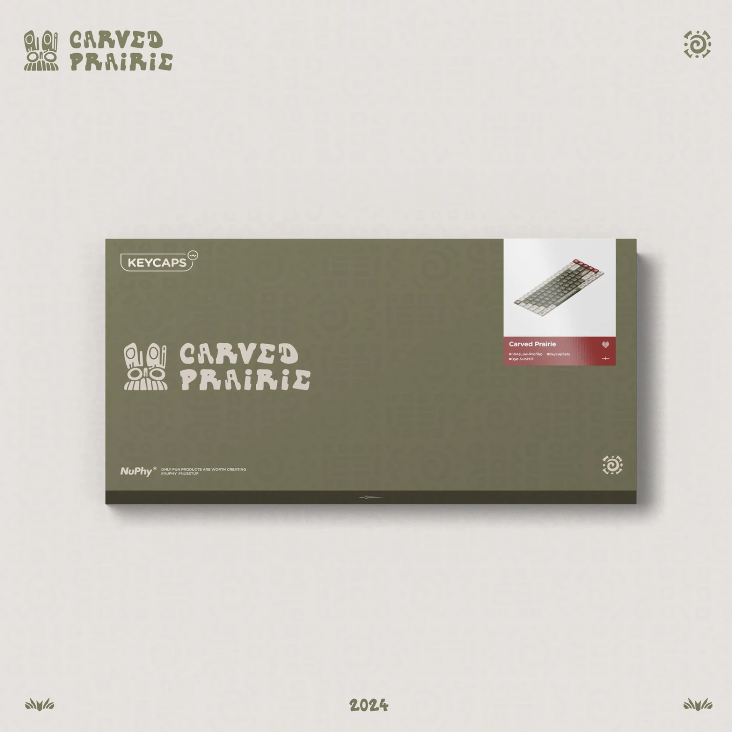 NuPhy - Carved Prairie NSA Dye-sub PBT Keycaps 3 NuPhy - Carved Prairie NSA Dye-sub PBT Keycaps - Image 3