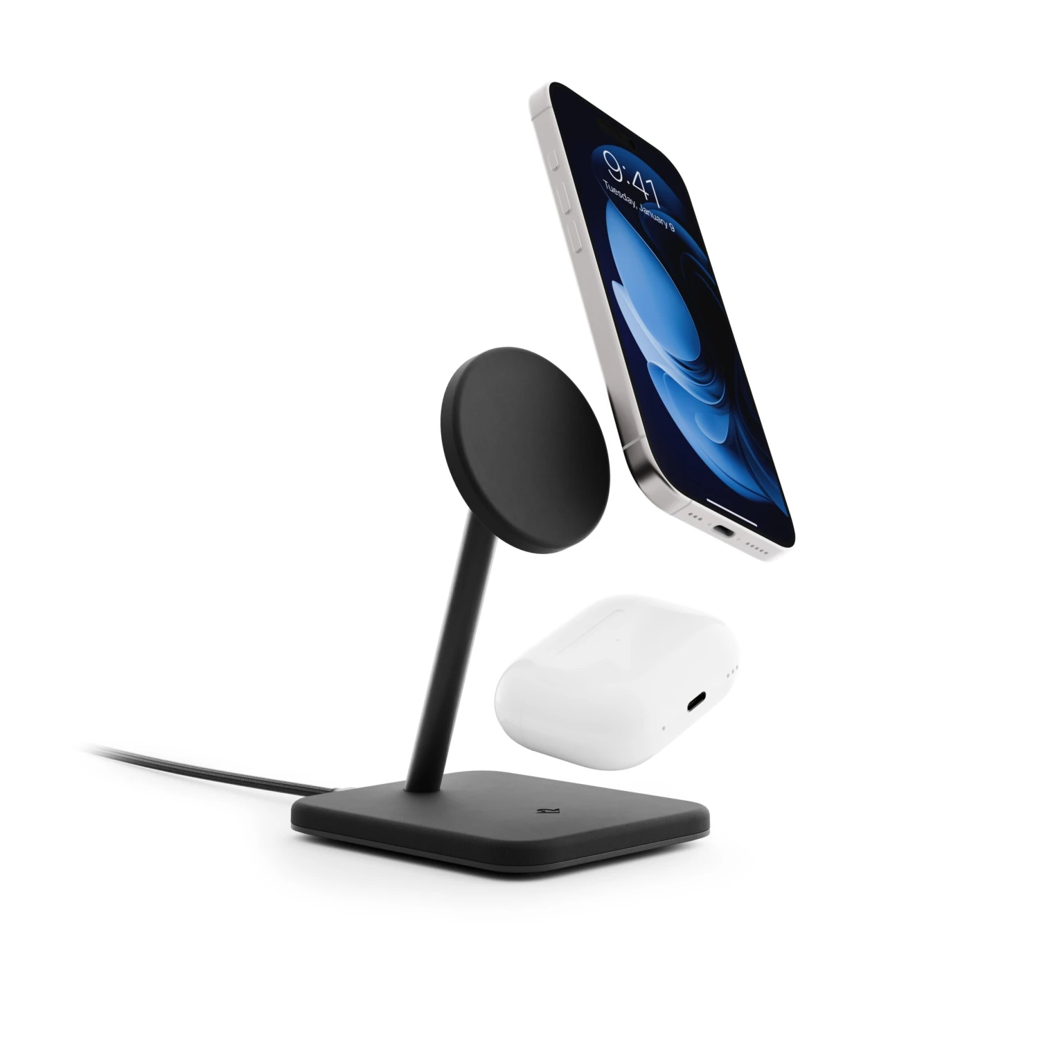 Twelve South - HiRise 2 Deluxe Wireless Charging Stand 1 Twelve South - HiRise 2 Deluxe Wireless Charging Stand