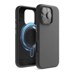 Elago - Magnetic Silicone Case For Iphone 16 -Computer Peripherals 16pro black