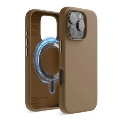 Elago - Magnetic Silicone Case For Iphone 16 -Computer Peripherals 16pro brown