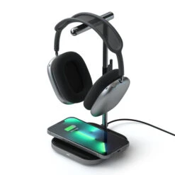Satechi - 2-in-1 Headphone Stand With Wireless Charger 9 Satechi - 2-in-1 Headphone Stand With Wireless Charger -Computer Peripherals 2 in 1 headphone stand with wireless charger stands chargers wireless chargers satechi 721225 grande 992dcd57 777e 4604 9934 37f7610603c5