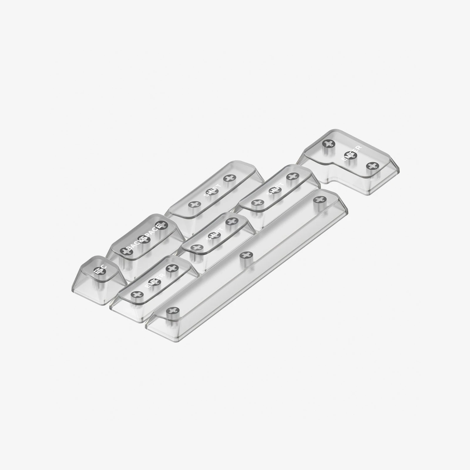 NuPhy - Crystal MSA PC Keycaps 2 NuPhy - Crystal MSA PC Keycaps - Image 2