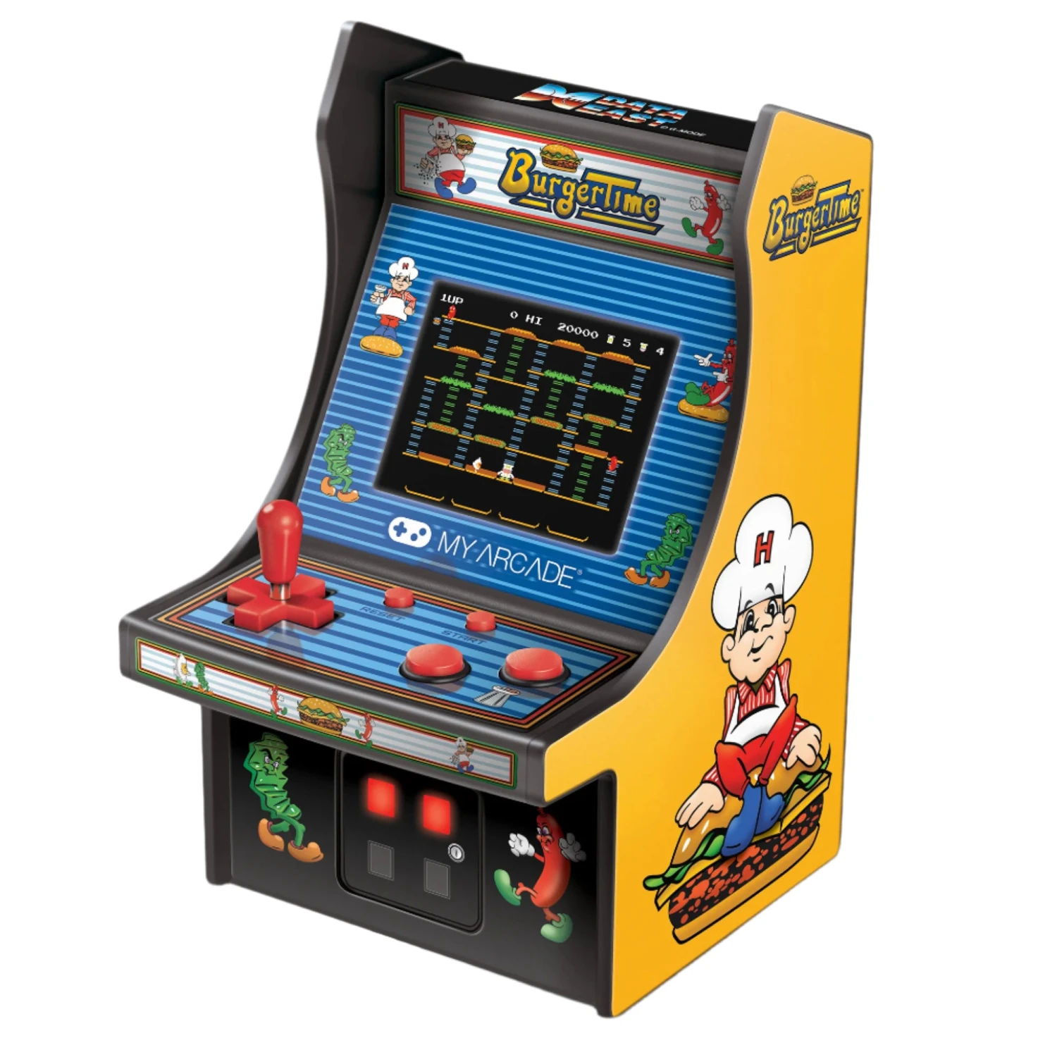 My Arcade - Burger Time Micro Player DGUNL-3203 1 My Arcade - Burger Time Micro Player DGUNL-3203