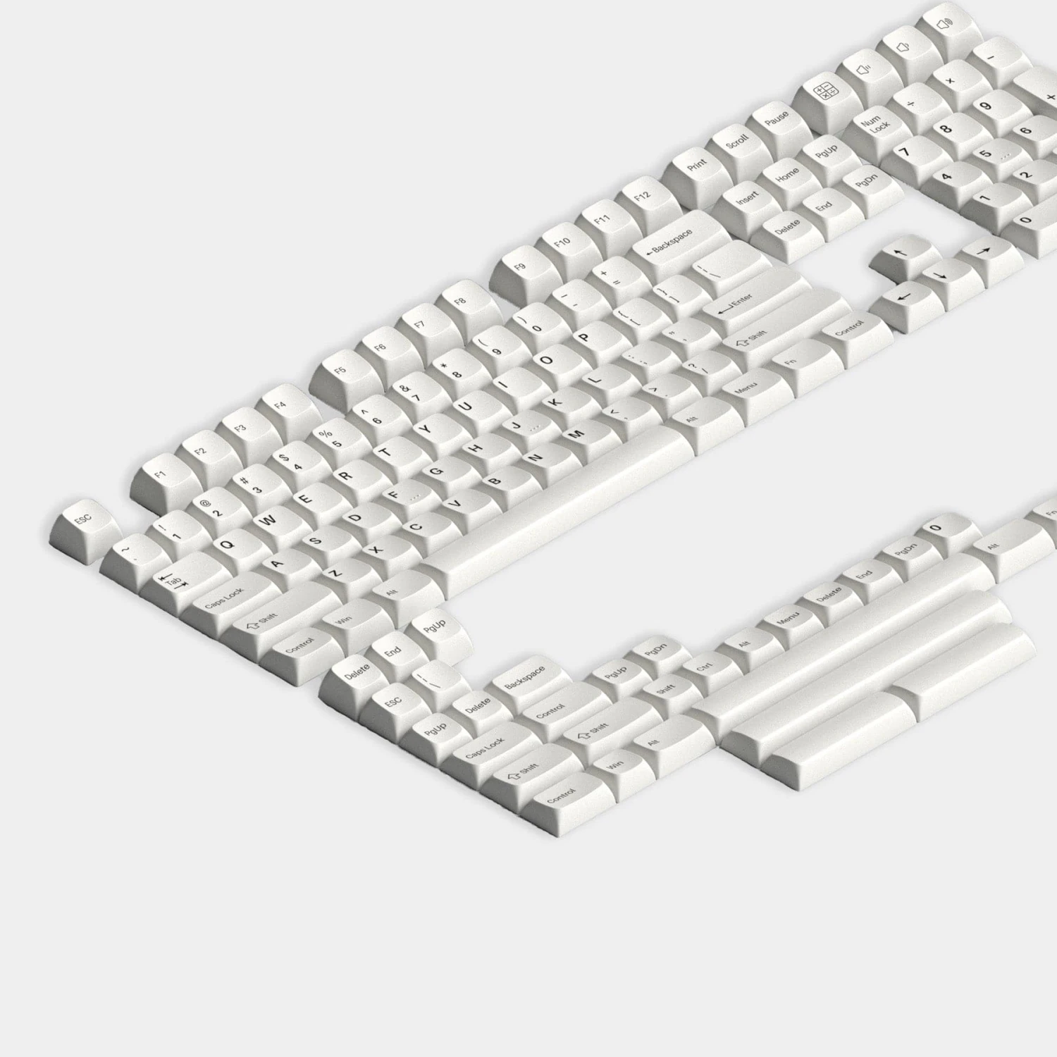 KeyTok - Ivory Symphony Dye-Sub KDA PBT Keycaps 2 KeyTok - Ivory Symphony Dye-Sub KDA PBT Keycaps - Image 2