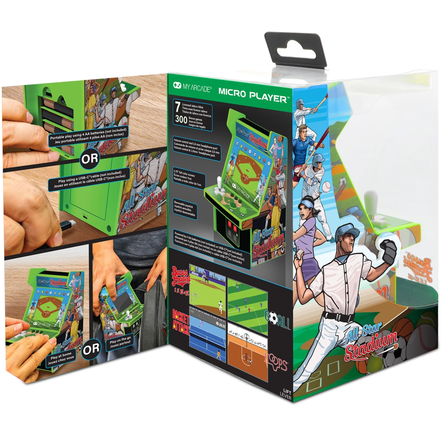 My Arcade - All-Star Stadium Micro Player DGUNL-4126 4 My Arcade - All-Star Stadium Micro Player DGUNL-4126 - Image 4