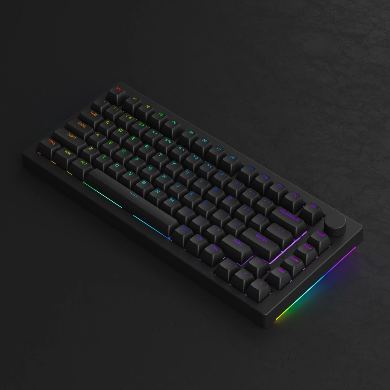 Akko - 5075B Plus Shine-Through Black Wireless Mechanical Keyboard 3 Akko - 5075B Plus Shine-Through Black Wireless Mechanical Keyboard - Image 3