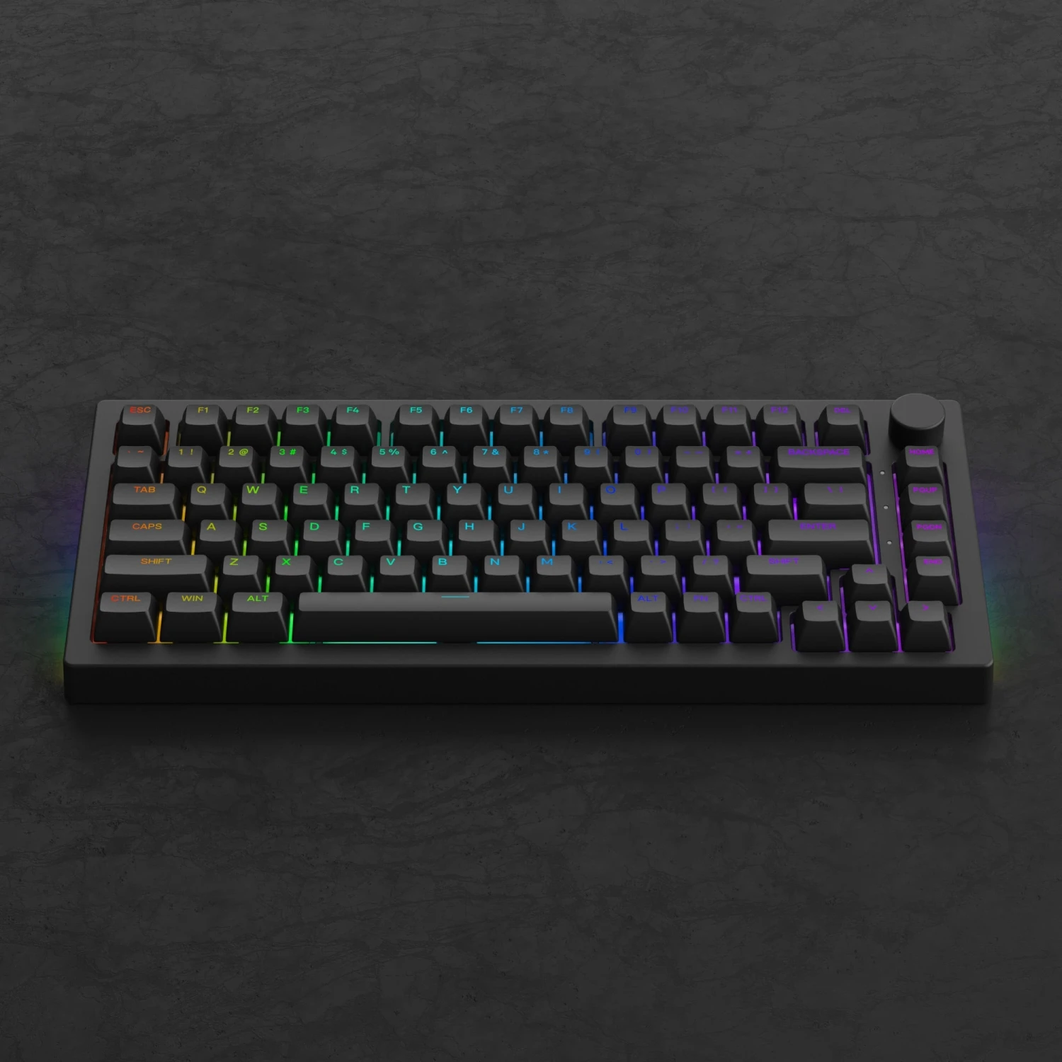 Akko - 5075B Plus Shine-Through Black Wireless Mechanical Keyboard 6 Akko - 5075B Plus Shine-Through Black Wireless Mechanical Keyboard - Image 6