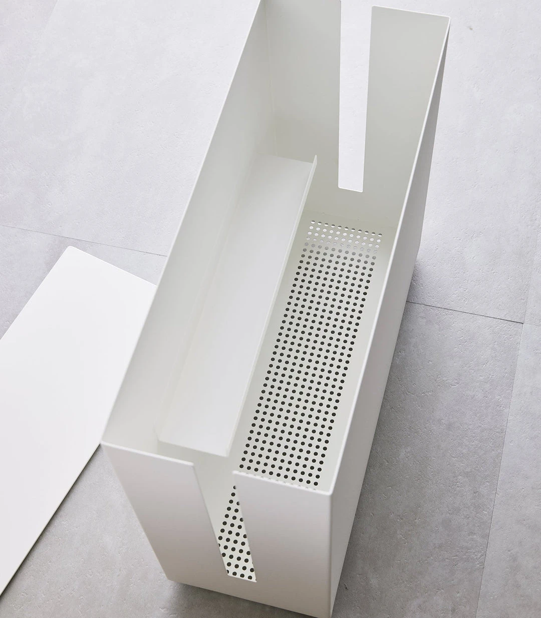 Yamazaki Home - Tower Cable Box With Casters 3 Yamazaki Home - Tower Cable Box With Casters - Image 3