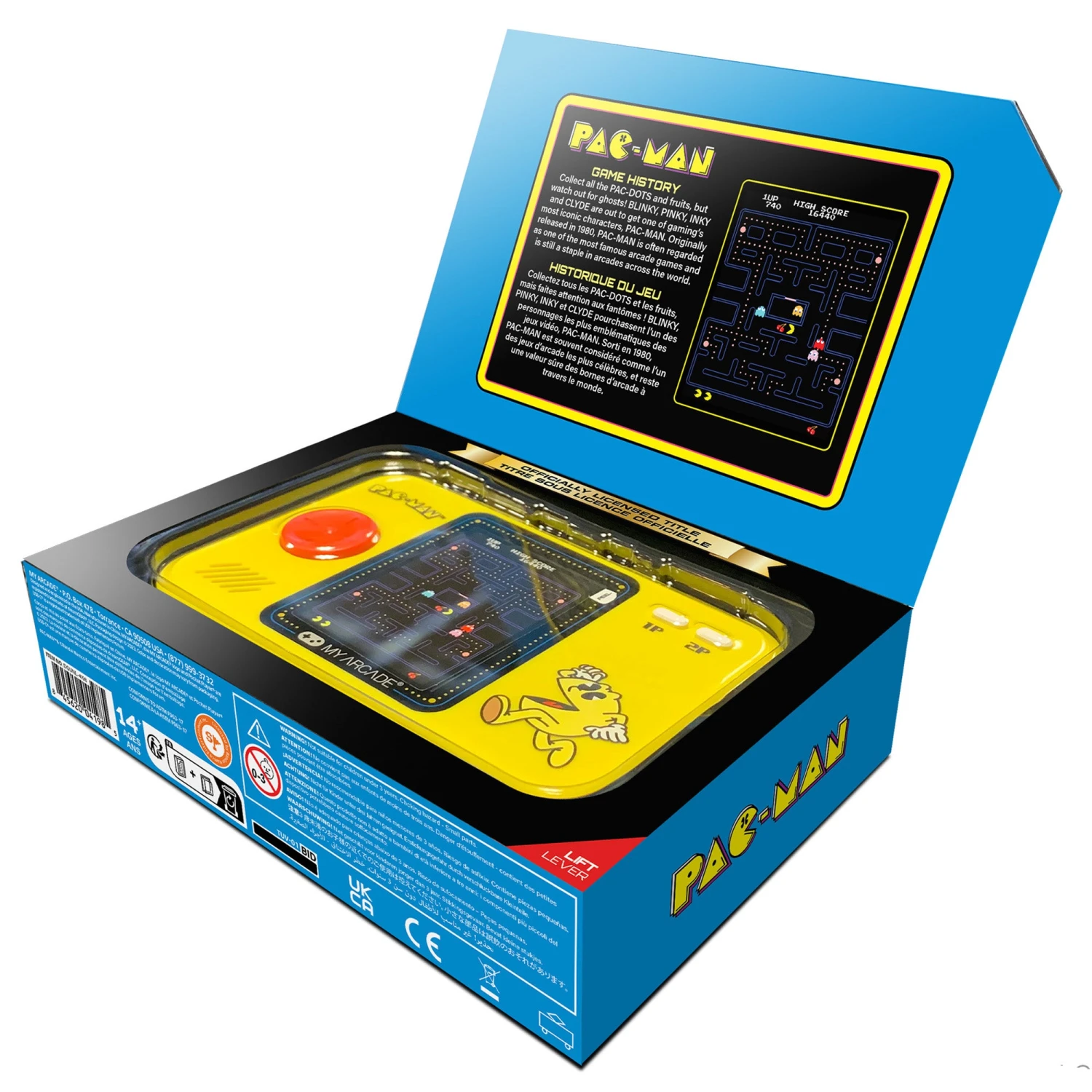 My Arcade - PAC-MAN Pocket Player Pro DGUNL-4198 4 My Arcade - PAC-MAN Pocket Player Pro DGUNL-4198 - Image 4