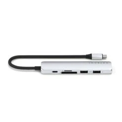 Satechi - 6-in-1 USB-C Slim Multiport Adapter -Computer Peripherals 6 in 1 usb c slim multiport adapter satechi 712991
