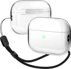 Elago - Clear Case With Nylon Lanyard For AirPods Pro 2