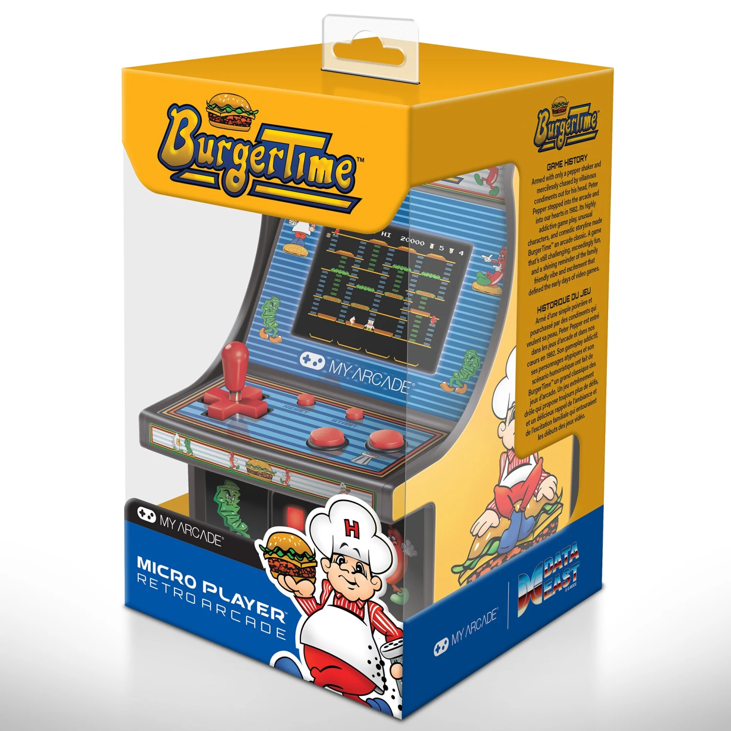 My Arcade - Burger Time Micro Player DGUNL-3203 2 My Arcade - Burger Time Micro Player DGUNL-3203 - Image 2