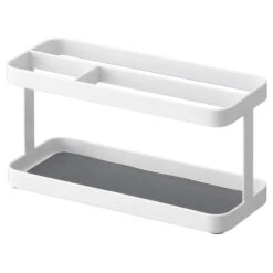 Yamazaki Home - Tower Table Organizer Rack -Computer Peripherals 7303 TOWER TABLET REMOTE CONTROL RACK WH