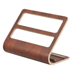 Yamazaki Home - Rin Organiser Rack -Computer Peripherals 7324 RIN PLYWOOD TABLET REMOTE CONTROL RACK BR