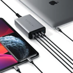 Satechi - 75W USB-C PD Travel Charger 7 Satechi - 75W USB-C PD Travel Charger -Computer Peripherals 75w dual type c pd travel charger wall chargers satechi 505361 1024x d2ed1924 9b30 4613 8c6f 7088d364becf