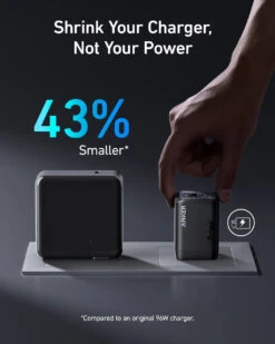 Anker - Prime 100W GaN Wall Charger (3 Ports) -Computer Peripherals A2343111 TD04 V1