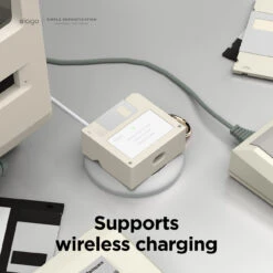 Elago - Floppy Disk Case For AirPods 3 -Computer Peripherals AP3DISK CWH Amazon 6 1296x bd771b5a 4474 4a4b b3bb 1844be772b14