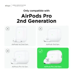 Elago - Clear Case With Nylon Lanyard For AirPods Pro 2 39 Elago - Clear Case With Nylon Lanyard For AirPods Pro 2 -Computer Peripherals APP2CL BA CL Amazon 2 1296x 48ae8c03 efef 4535 8649 8193471d13e0