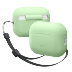 Elago - Silicone Basic Case With Fabric Lanyard For AirPods Pro 2