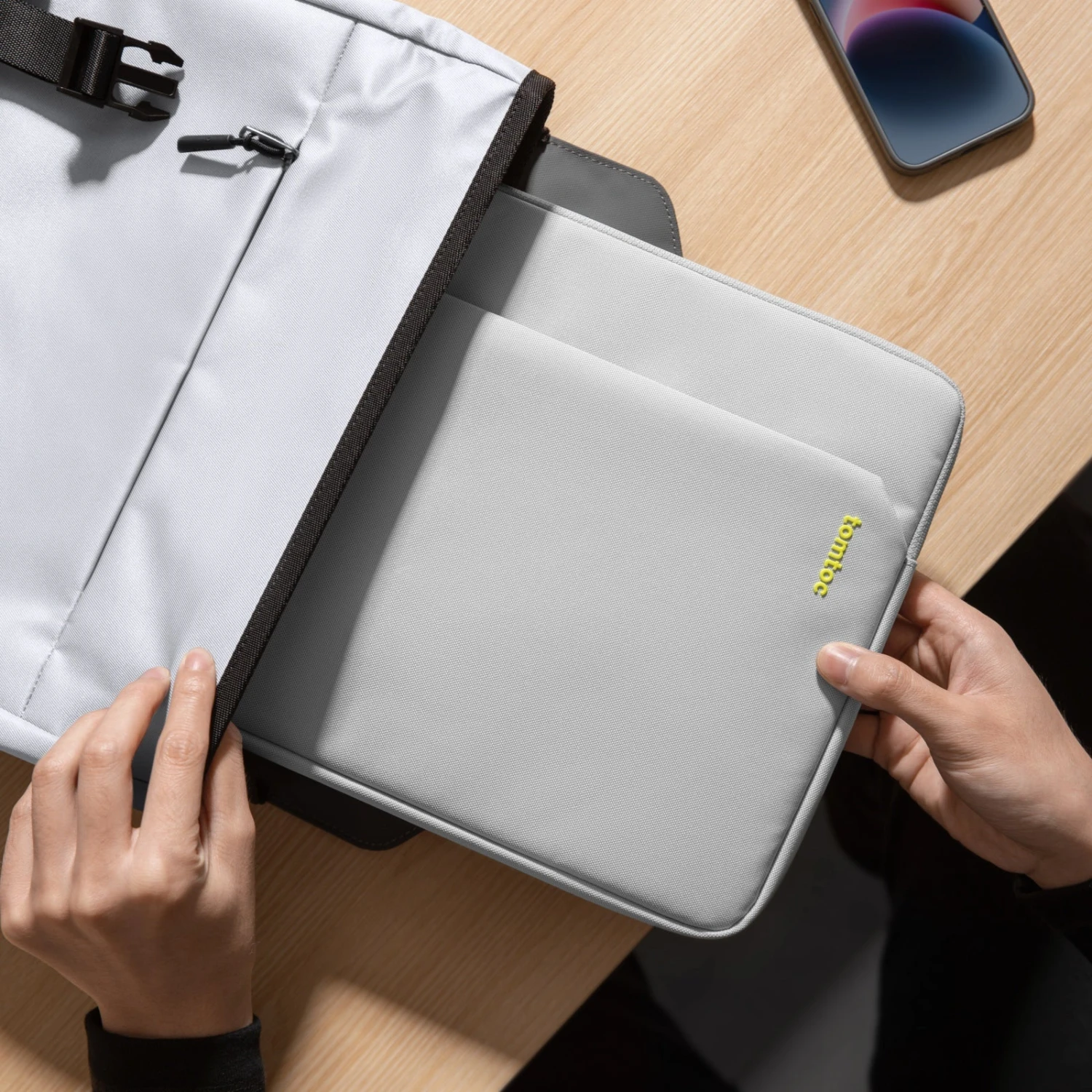 Tomtoc - Light-A18 Laptop Sleeve For 14 Inch MacBook Pro 18 Tomtoc - Light-A18 Laptop Sleeve For 14 Inch MacBook Pro - Image 18