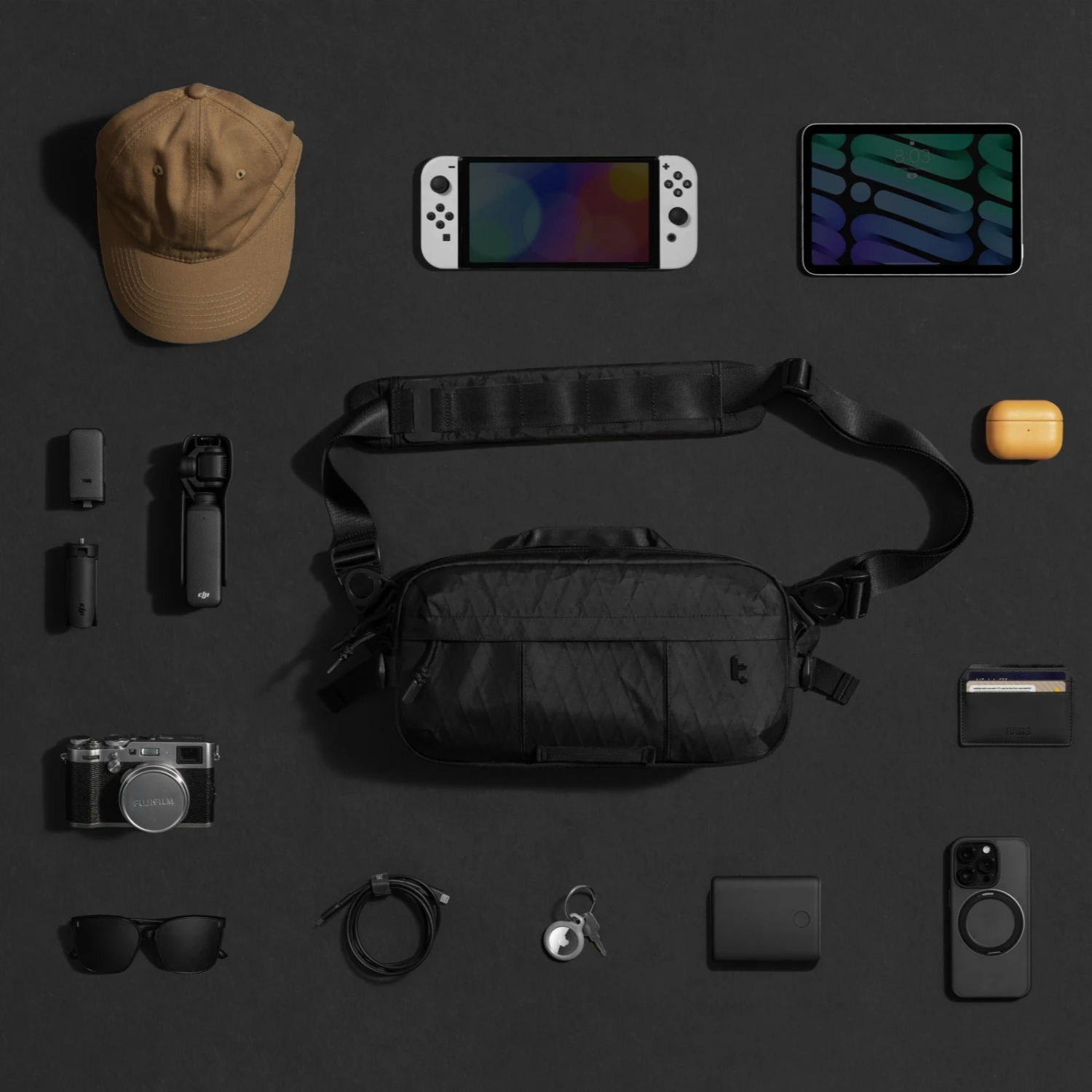 Tomtoc - Wander-T26 X-Pac Daily Sling Bag 14 Tomtoc - Wander-T26 X-Pac Daily Sling Bag - Image 14