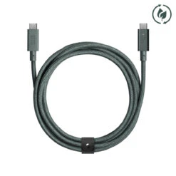 Native Union - Belt Cable Pro 240W (USB-C To USB-C) -Computer Peripherals BeltC2CPro SlateGreen Icon 1800x ac18dc00 70a2 4c34 a306 64640f56454a