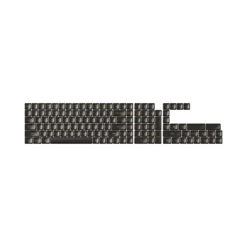 Keychron - Black Transparent Low Profile LSA Full Set Keycap Set - Transparent Keycaps