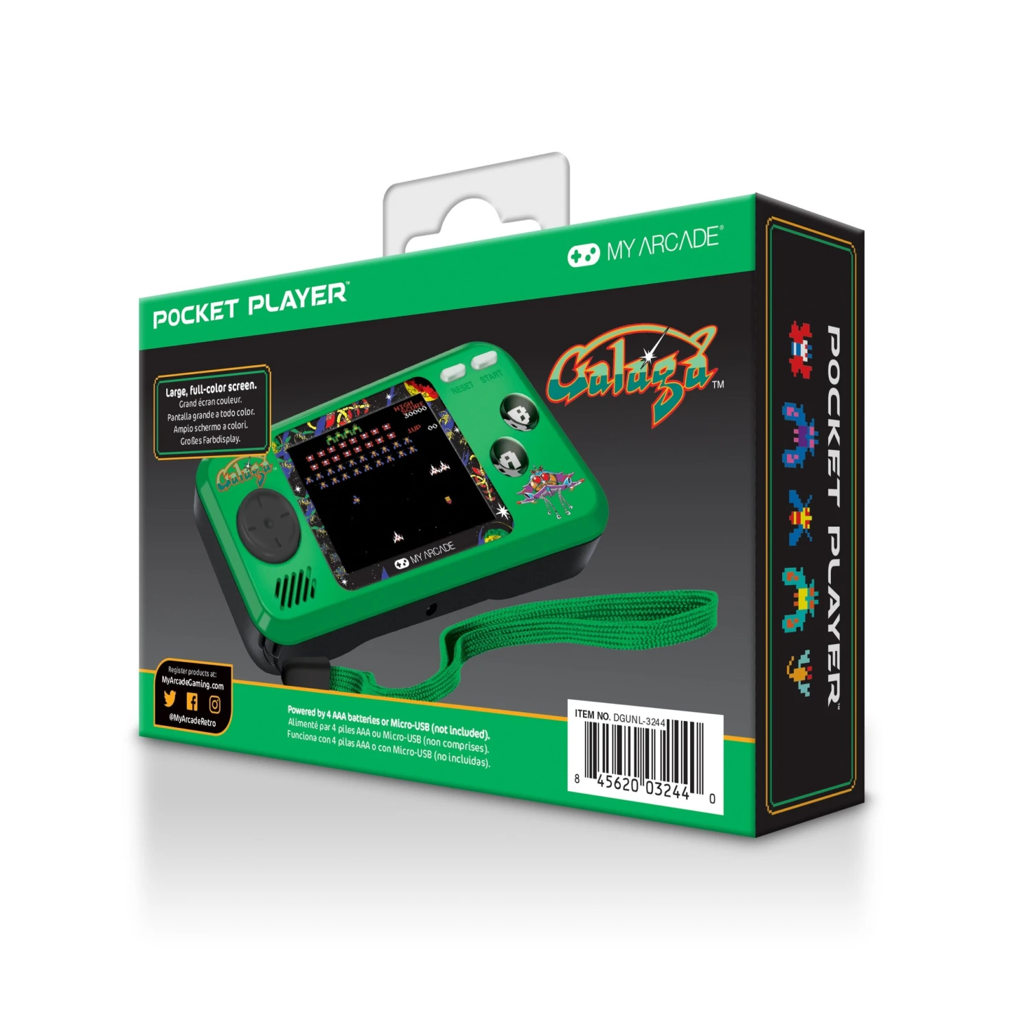 My Arcade - GALAGA Pocket Player DGUNL-3244 4 My Arcade - GALAGA Pocket Player DGUNL-3244 - Image 4