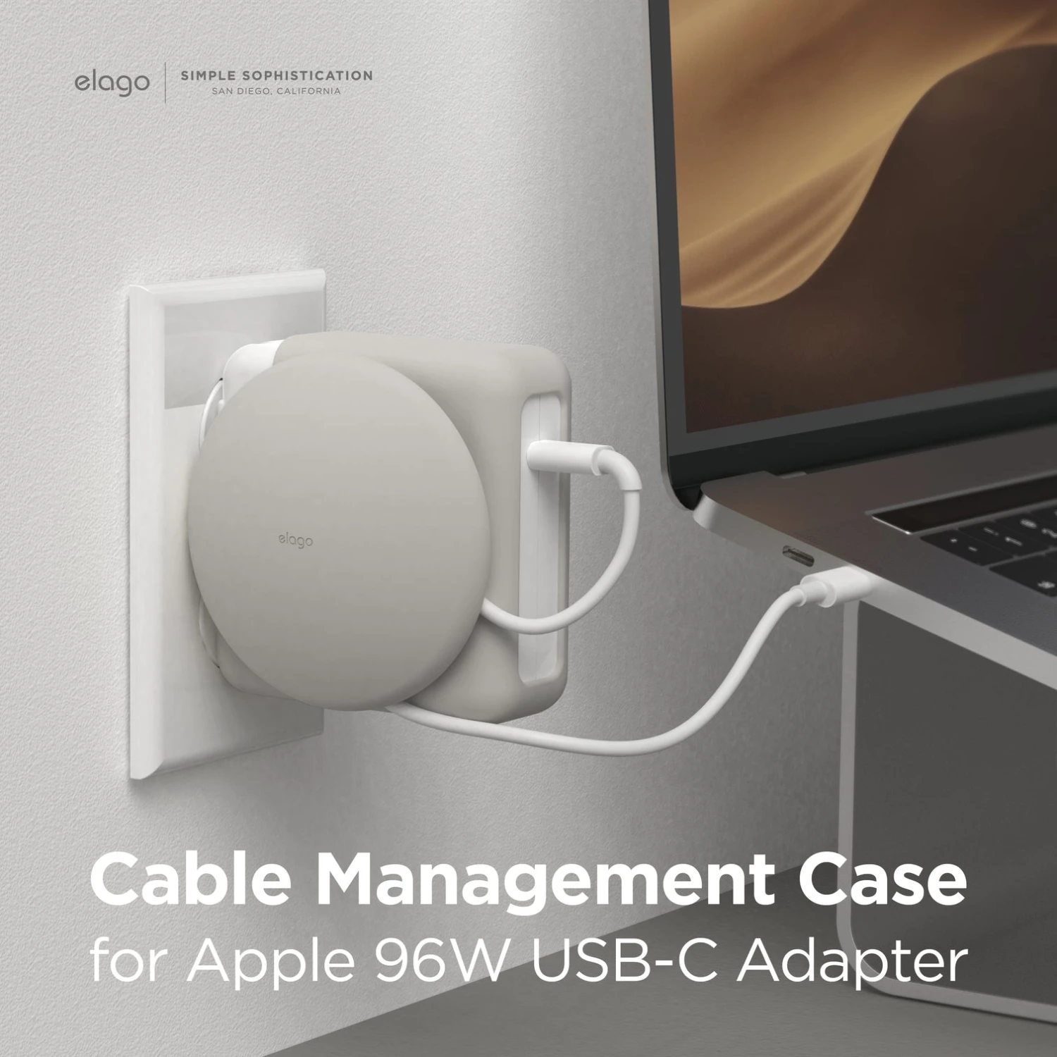 Elago - MacBook Charger Cable Management Case 2 Elago - MacBook Charger Cable Management Case - Image 2