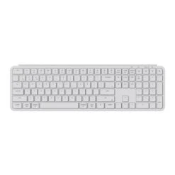Keychron B6 Pro Ultra-Slim Wireless Keyboard -Computer Peripherals Keychron B6 Pro Ultra Slim Wireless Keyboard full size Layout for Mac Windows Linux Ivory White