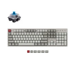 Keychron - C2 Wired Mechanical Keyboard 18 Keychron - C2 Wired Mechanical Keyboard -Computer Peripherals Keychron C2 hot swappable wired mechanical keyboard tenkeyless layout for mac windows non backlight retro color Keychron switch blue 1080x cee6e39b 5356 4e01 889c ea892ebf261f