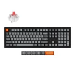 Keychron - K10 Max QMK Wireless Mechanical Keyboard -Computer Peripherals Keychron K10 Max QMK Wireless Custom Mechanical Keyboard RGB Backlight 100percent Layout Fully Assembled for Mac Windows Linux Hot Swappable Keychron Super Red b06b146f bf56 4940 98f6