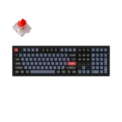 Keychron - K10 Pro QMK/VIA Wireless Mechanical Keyboard -Computer Peripherals Keychron K10 Pro QMK VIA Wireless Custom Mechanical Keyboard Full Size for Mac Windows Linux hot swappable with MX Switch RGB Backlight with Keychron K pro switch Red 720edf42 99b1 4b