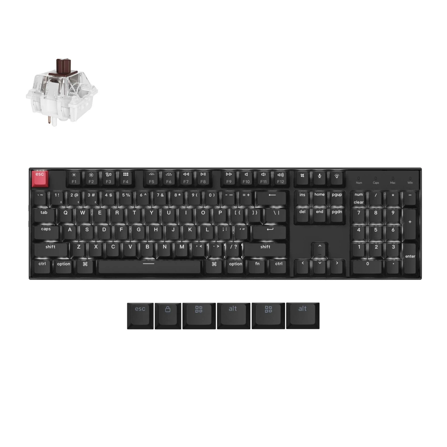 Keychron - K10 QMK Wireless Mechanical Keyboard (Version 2) 2 Keychron - K10 QMK Wireless Mechanical Keyboard (Version 2) - Image 2