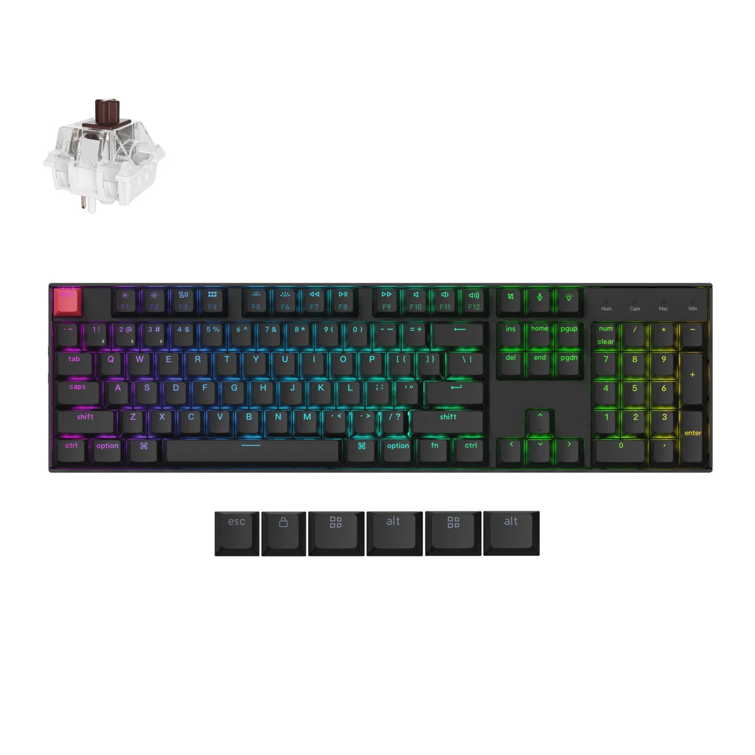 Keychron - K10 QMK Wireless Mechanical Keyboard (Version 2) 5 Keychron - K10 QMK Wireless Mechanical Keyboard (Version 2) - Image 5