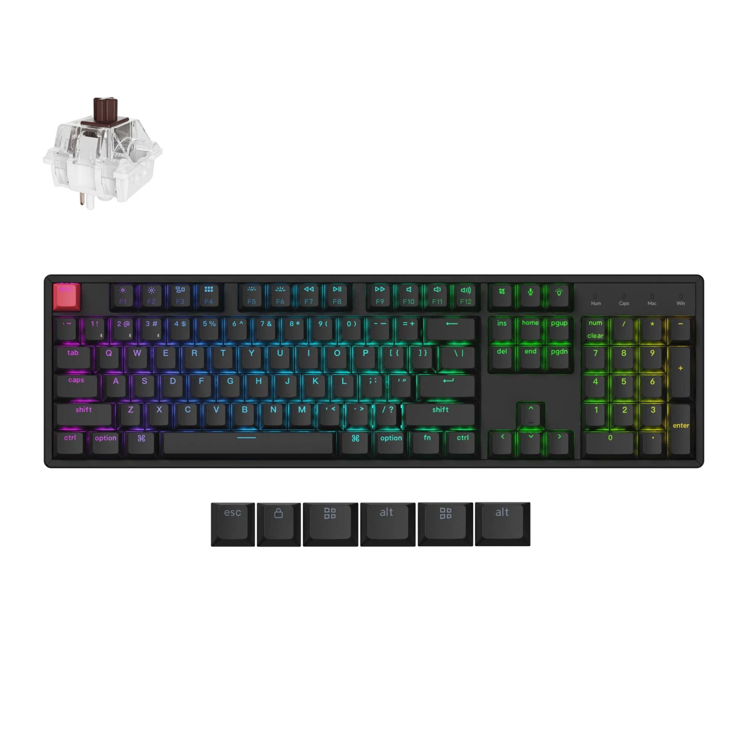 Keychron - K10 QMK Wireless Mechanical Keyboard (Version 2) 8 Keychron - K10 QMK Wireless Mechanical Keyboard (Version 2) - Image 8