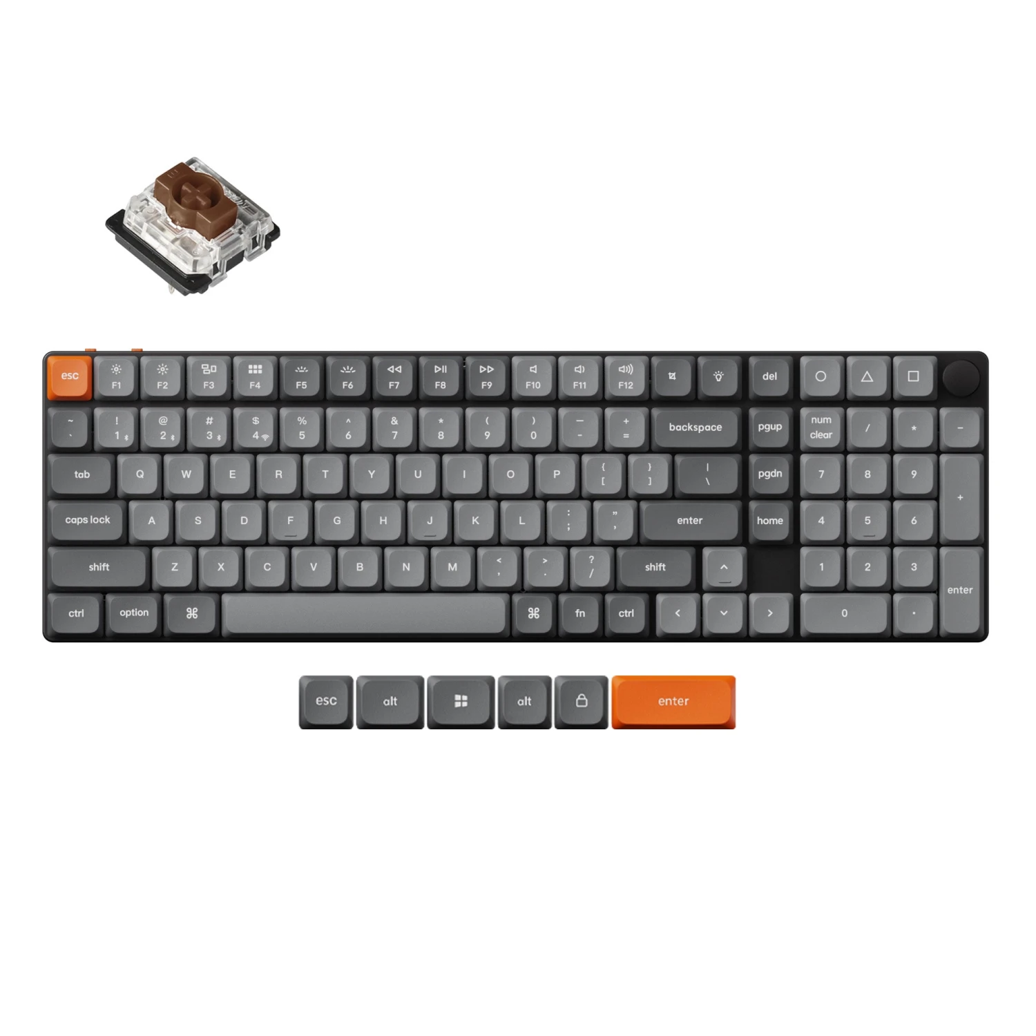 Keychron - K17 Max QMK Wireless Custom Mechanical Keyboard 3 Keychron - K17 Max QMK Wireless Custom Mechanical Keyboard - Image 3