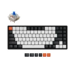 Keychron - K2 (Hot-swappable) Wireless Mechanical Keyboard V2 -Computer Peripherals Keychron K2 hot swappable wireless mechanical keyboard for Mac Windows iOS Gateron switch blue with type C RGB white backlight aluminum frame 1080x e1b94909 ec7c 4755 bb2d a0f71b256a69