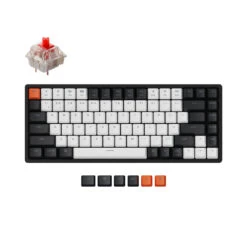 Keychron - K2 (Hot-swappable) Wireless Mechanical Keyboard V2 -Computer Peripherals Keychron K2 hot swappable wireless mechanical keyboard for Mac Windows iOS Gateron switch red with type C RGB white backlight aluminum frame 1080x 33c4550b 7e96 452c b3d6 3acd2bf834c1