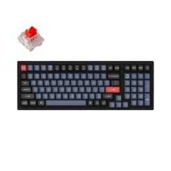 Keychron - K4 Pro QMK/VIA Wireless Mechanical Keyboard -Computer Peripherals Keychron K4 Pro QMK VIA Wireless Custom Mechanical Keyboard with 96 Percent layout for Mac Windows Linux hot swappable with MX Switch RGB Backlight with Keychron K pro switch Red d2c2