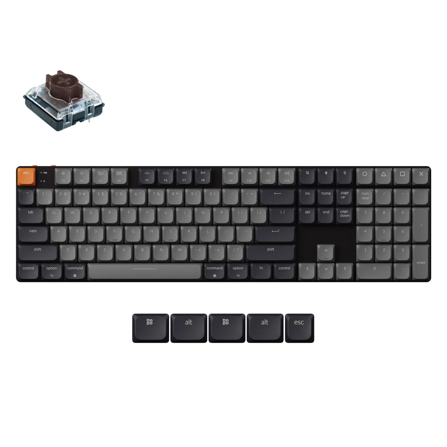 Keychron - K5 QMK Wireless Mechanical Keyboard (Version 2) 5 Keychron - K5 QMK Wireless Mechanical Keyboard (Version 2) - Image 5
