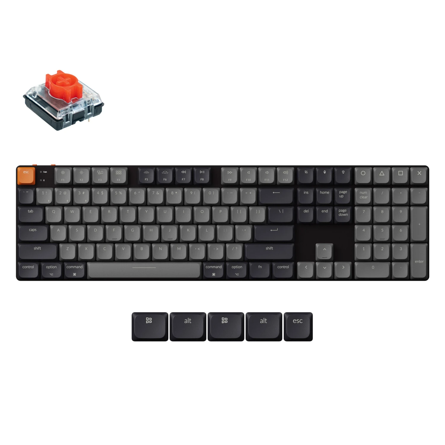 Keychron - K5 QMK Wireless Mechanical Keyboard (Version 2) 6 Keychron - K5 QMK Wireless Mechanical Keyboard (Version 2) - Image 6