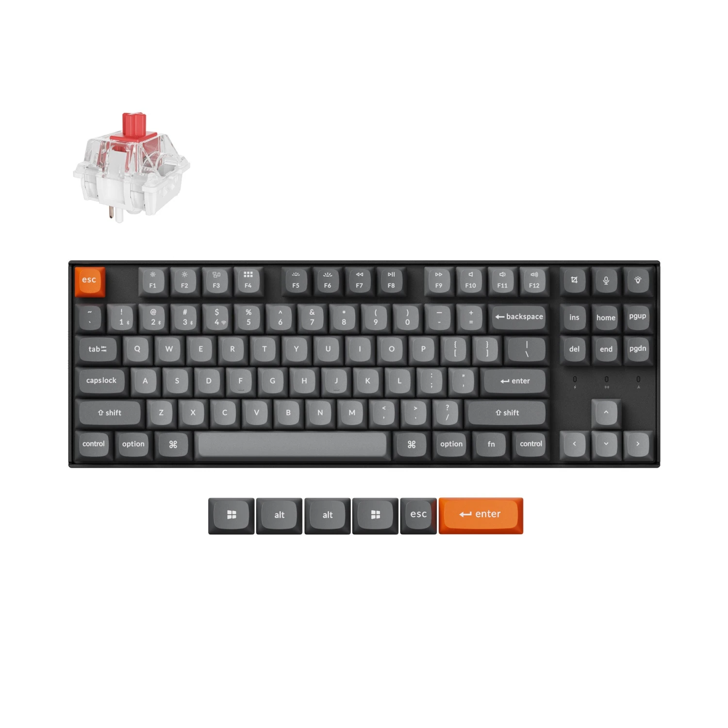 Keychron - K8 Max QMK Wireless Mechanical Keyboard 1 Keychron - K8 Max QMK Wireless Mechanical Keyboard