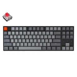 Keychron - K8 Wireless Mechanical Keyboard -Computer Peripherals Keychron K8 tenkeyless wireless mechanical keyboard for Mac Windows iOS RGB white backlight with Keychron Optical switch red 1080x 0e6986a5 b938 4737 bb73 506c48054769