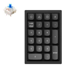 Keychron - Q0 QMK Custom Mechanical Keyboard -Computer Peripherals Keychron Q0 QMK VIA custom number pad full aluminum black frame for Mac Windows with hot swappable Gateron G Pro switch blue Q0 C2 1080x 208bcbac dad2 45db a44b 538726242908