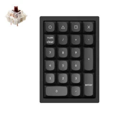 Keychron - Q0 QMK Custom Mechanical Keyboard -Computer Peripherals Keychron Q0 QMK VIA custom number pad full aluminum black frame for Mac Windows with hot swappable Gateron G Pro switch brown Q0 C3 1080x 1028f920 72ea 4380 8cfc 474e77c9dd8c