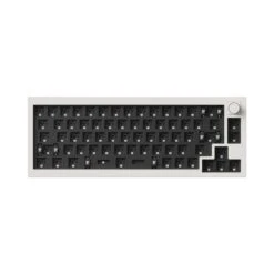 Keychron - Q2 Max QMK/VIA Wireless Custom Mechanical Keyboard -Computer Peripherals Keychron Q2 Max QMK VIA Wireless Custom Mechanical Keyboard 65 Layout Aluminum White for Mac Windows Linux Barebone Knob