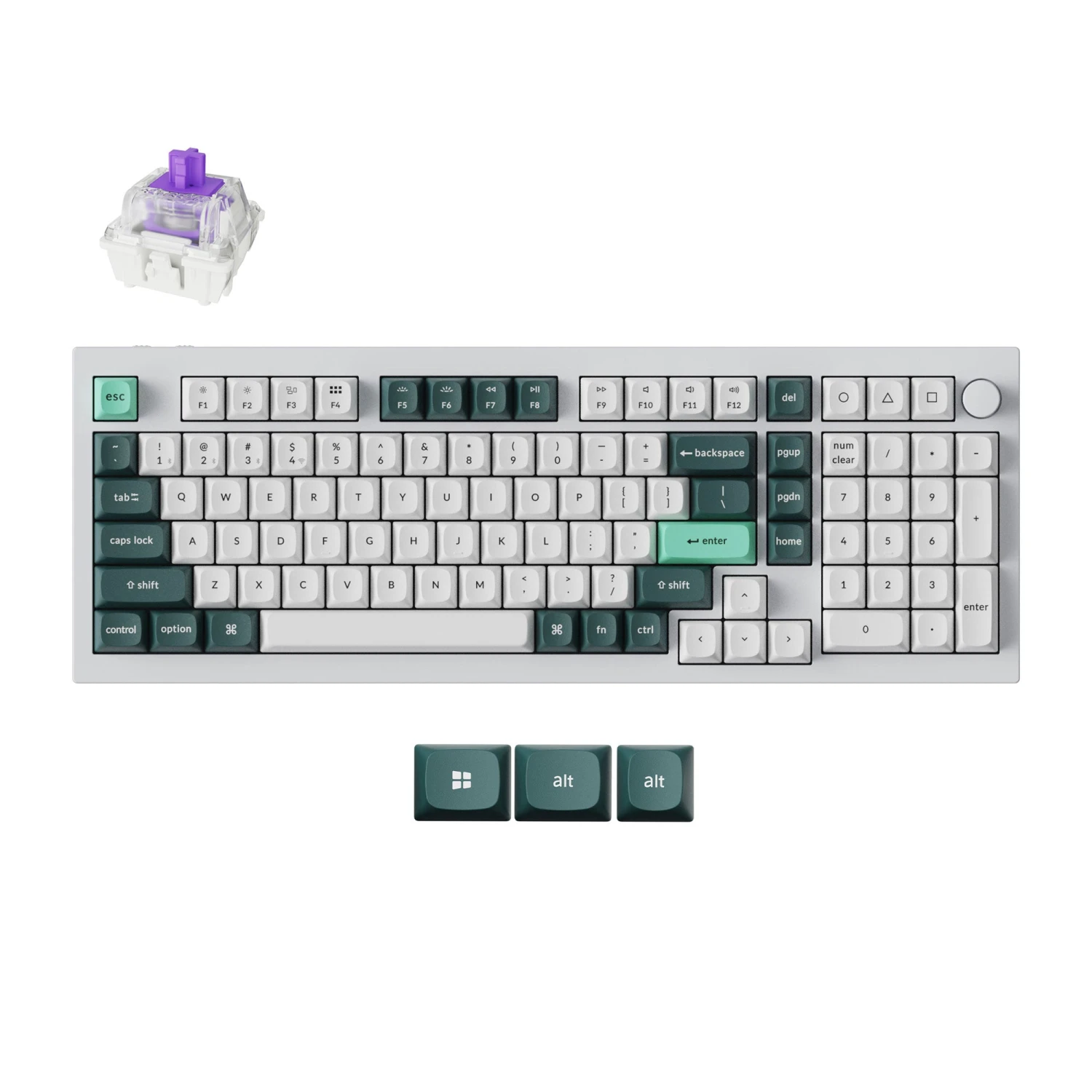 Keychron - Q5 HE QMK Wireless Custom Keyboard 2 Keychron - Q5 HE QMK Wireless Custom Keyboard - Image 2
