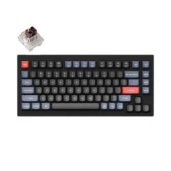 Keychron - V1 QMK Custom Mechanical Keyboard 28 Keychron - V1 QMK Custom Mechanical Keyboard -Computer Peripherals Keychron V1 Custom Mechanical Keyboard carbon black K Pro brown 1080x 5db50211 6098 4a55 9594 0768f1faf908