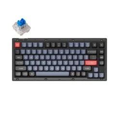Keychron - V1 QMK Custom Mechanical Keyboard 35 Keychron - V1 QMK Custom Mechanical Keyboard -Computer Peripherals Keychron V1 Custom Mechanical Keyboard frosted black K Pro blue 1080x 6b670c3a cbda 4f45 8d0e 660adcb489a0